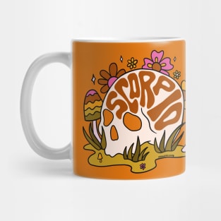 Scorpio Skull Mug